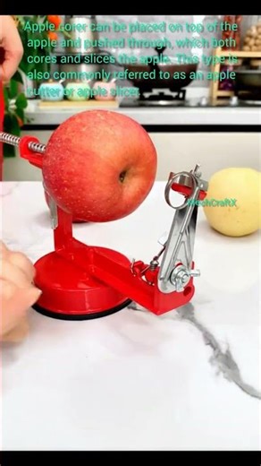 How to Use a 3-in-1 Apple Corer, Peeler, and Slicer @MechCraftX#like #follow