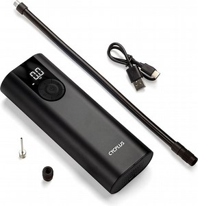 Cycplus A8 Elektrische Luchtpomp zwart - krachtig en stil - ballenpomp - aluminium... | bol