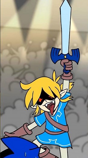 Sonic DESTROYS Link 😭 #sonic #animation