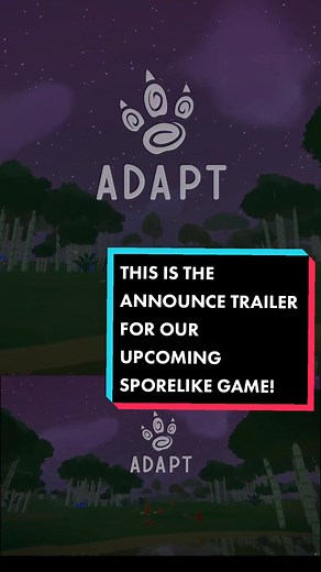 happy to show off our shiny new trailer! #gamedev #indiegame #indiedev #speculativeevolution
