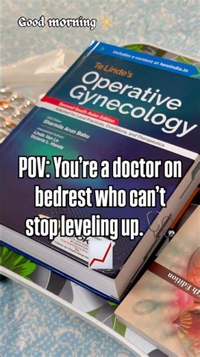 Healing & Upgrading: A Doctor’s Bedrest Reality🪴Everything is for the patients❤️‍🩹 #gynaecologist
