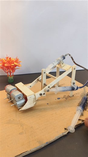Homemade JCB Machine injection series making for JCB #jcb #project #science