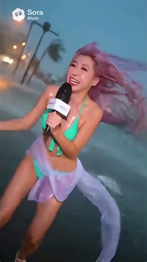 Bikini Weather Breaking News Vol.4 #swimsuit #리포터 #기상캐스터