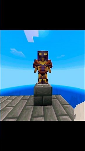 GOLDEN KNIGHT’’ Armour Trim in Minecraft! ( Op Gold/Blue combo ) 👑