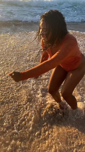 testing to see if this bathing suit stays on… it does