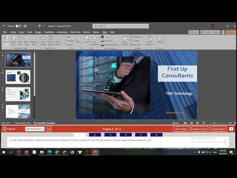 PRACTICE MOS POWERPOINT 2019 english FULL 11 PROJECT ｜ HOC TAI THI PHAN