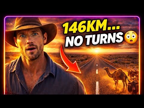 This Road Goes Straight for 146km 😳 | Australia’s Strangest Highway