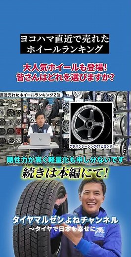 President Yone’s Ranking of Best-Selling, Highly Recommended Wheels! YOKOHAMA Edition