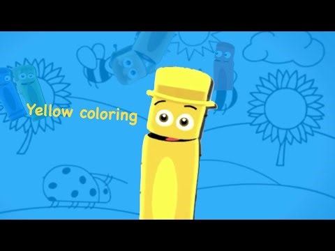 Color crew, all about colors, yellow sunflower bees, ladybug, sun