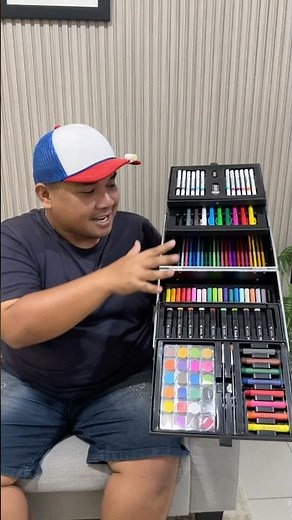 Crayon set pensil warna 133pcs in 1