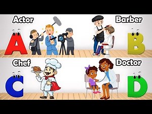 Occupation Alphabet Song | Occupation ABC Song | Phonics for Kids | Alphabet Letters.