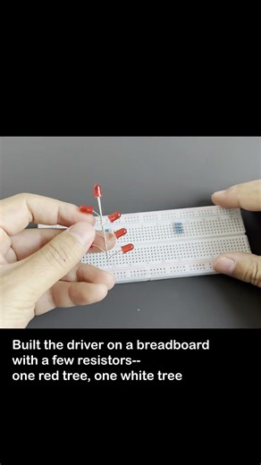 DIY LED Breathing Tree | PWM Light Control with Microcontroller