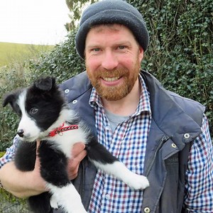 Meet Floss - an adorable puppy or petulant co-worker? You decide. 🤣 The life and troubles of Fermer Jim, The Farm available to stream now on BBC iPlayer. | BBC Scotland