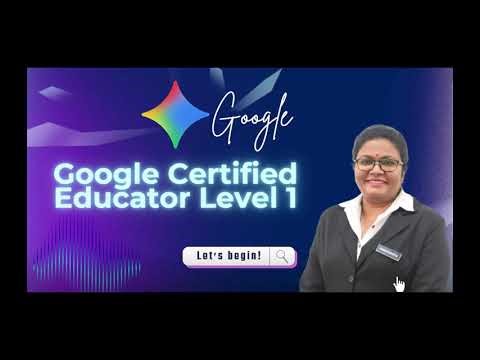 Persediaan Google Certified Educator Level 1 (GCE Level 1)
