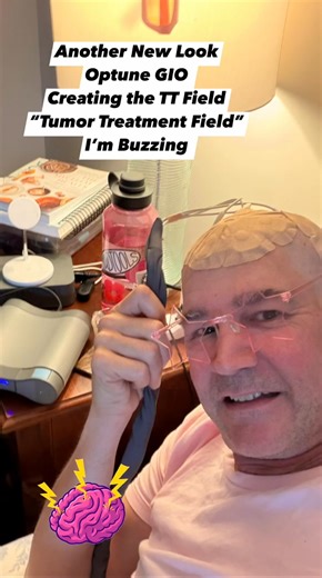 My new life for at least the next 6 months. Started on the Novocure Optune GIO device yesterday. Doing great and feeling great. | Todd Starr