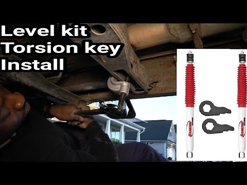 HOw to LEvel truck Torsion Key install on 2008 Chevrolet 2500HD Diesel.