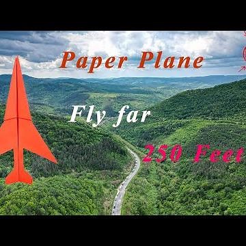Paper Plane Making Step-by-Step Instructions for Distance and Airtime | World Record Paper Airplanes