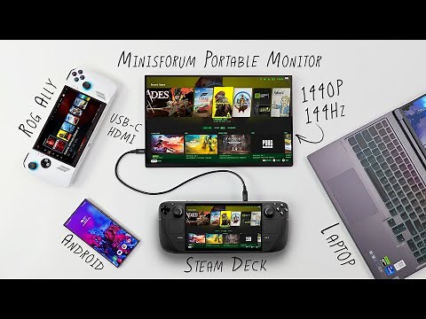 1440p 144Hz on the Go: This New Portable Monitor Works With Everything