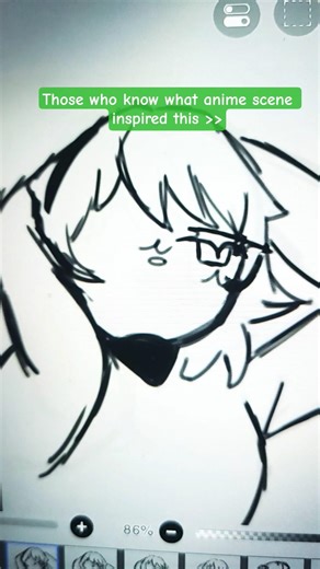 how many see "niche" animes to even know.. (._.)?? #artist #anime #helpmemakethismakesense