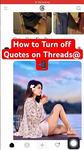 How to Turn off Quotes on Threads@ 📲 #threads #quotes #turnoff #tutorial #tipsandtricks