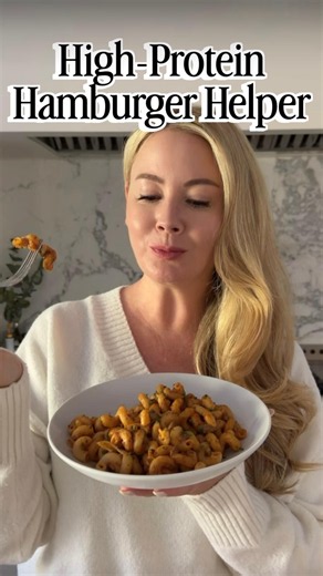 High-Protein Hamburger Helper Recipe 🍔🍝 The Perfect 30-Minute Dinner
