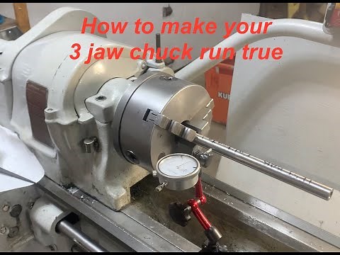 How to make your 3 jaw chuck run true