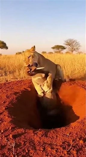 Lion’s Skunk Prank EXPLODES the Warthog Unbelievable Reaction #wildlife #prank #funny