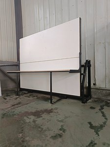 [Hot Item] Custom Full Size Hidden Foldable Murphy Beds Gas Spring Mechanism Horizontal Wall Beds with Desk for Space Saving Furniture