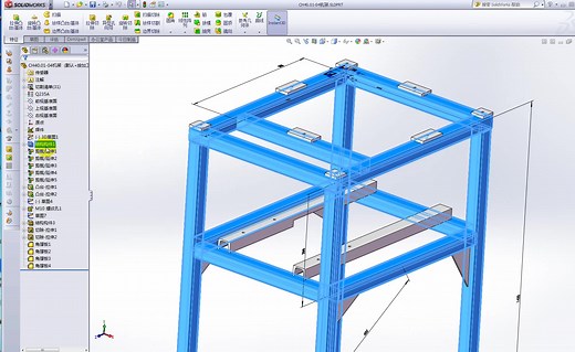 非标机械设计之sw焊件结构构件命令运用