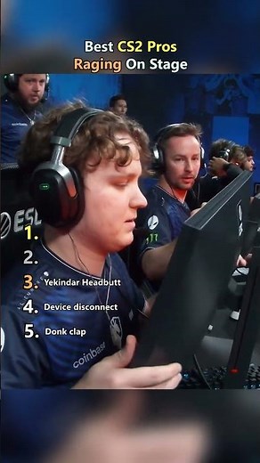 Best CS2 Pros Raging On Esports Stage