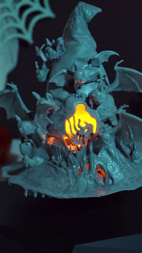 Witch Hat with Floating Bats – Spooky Halloween Vibes! 🧙‍♀️🦇