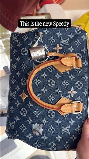 New LV denim Speedy 👀