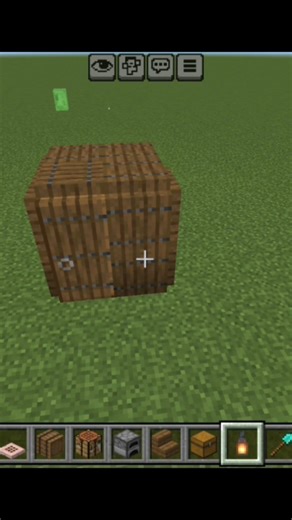 "Only 2x2 Blocks?! Minecraft Tiny House Tutorial 🏡" #shorts #minecraft