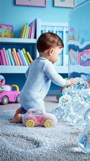 “Baby Freezes His World! ❄️👶 | 3D AI Animation”