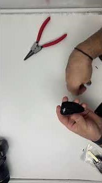 How to tension the spring for a flip key to make the key flip out