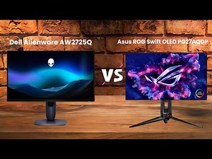Dell Alienware AW2725Q vs Asus ROG Swift OLED PG27AQDP || Full Comparison