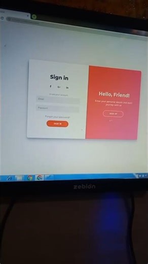 Sign In & Sign Up Form UI 🔥 | HTML CSS JavaScript #webdevelopment #coding