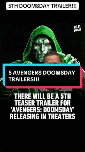 AVENGERS DOOMSDAY TO HAVE 5 TRAILERS!!! #fypシ゚ #avengersdoomsday #marvel #trailer #viral