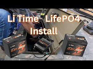 LiTime Lithium Install in my Tracker Boat. 200ah parallel, dual group 24