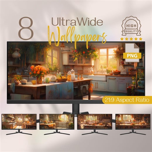 Anime Ultrawide Wallpaper, 3440x1440 Aesthetic Kitchen PC Wallpaper, Lofi Studio Backgrounds, High-resolution Desktop Wallpaper for PC - Etsy Australia
