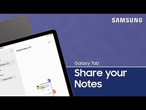 Share Samsung Notes in Galaxy S9 Tablet for greater collaboration | Samsung US