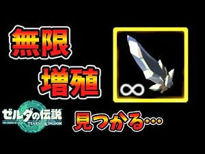 修正不可避！？素材無限増殖法が見つかったので検証(ver1.1.1)【ティアキン TotK】裏技 バグ 検証 ゆっくり実況 glitch