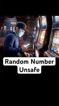The 2014 Casino Hack: Why Pseudo-Random Numbers Are Unsafe #computerscience #cybersecurity