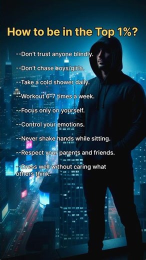 9 Rules to Enter the Top 1% | Dark Psychology Mindset
