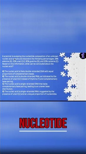 Decoding Nucleotides: DNA vs. RNA Analysis