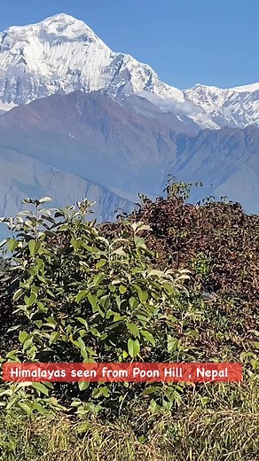 81K views · 3.2K reactions | The breathtaking Himalayan panorama — featuring Annapurna South (7,219m), Mt. Dhaulagiri (8,167m), and many more snowcapped peaks — as seen from the Poon Hill Viewpoint, Ghorepani, Myagdi, Nepal . #PoonHill #Ghorepani #AnnapurnaSouth #Dhaulagiri #Himalayas #reshamfiriri #nepalisong #nepalimusic #reelsfypシ #fypreelsシ゚viralシ #trendingreelsvideo #reelsvideo | Nepal Everest Himalaya Hiking | Facebook