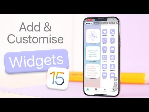 How to Add & Customize Widgets on iPhone (iOS 15)