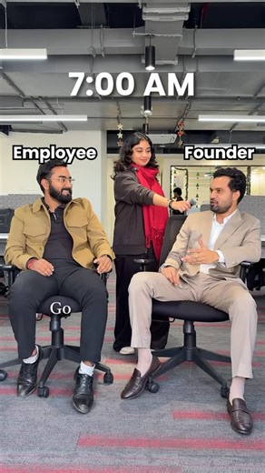 Life at Home Locator on Instagram: "Who do you relate to more? 👀 #officereels #officehumor #officefun #officememes #corporatelife [ founder vs employee, startup life, office life reality, work culture, day in the life at work, startup reality, corporate life, behind the scenes at work, founder daily routine, employee daily routine, workday comparison, startup office culture, modern workplace, team work environment, work life reality, office humor video, startup behind the scenes, founder mindse