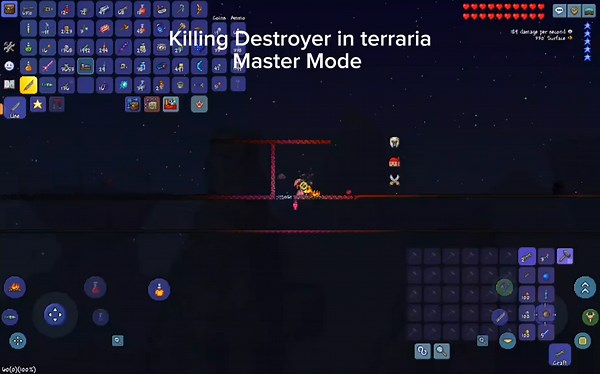 Killing the Destroyer in Terraria Master Mode Guide