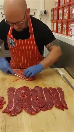 10K views · 124 reactions | Hanger steak is a cut of beef from the...